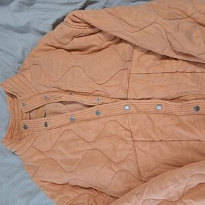 Blank NYC Peach Bomber Jacket
